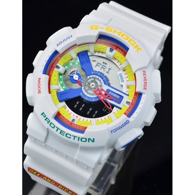 Casio G Shock GA-111 DR-7A Dee & Ricky(White) Limited Edition