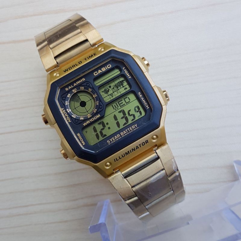 Casio ae best sale 1200 gold