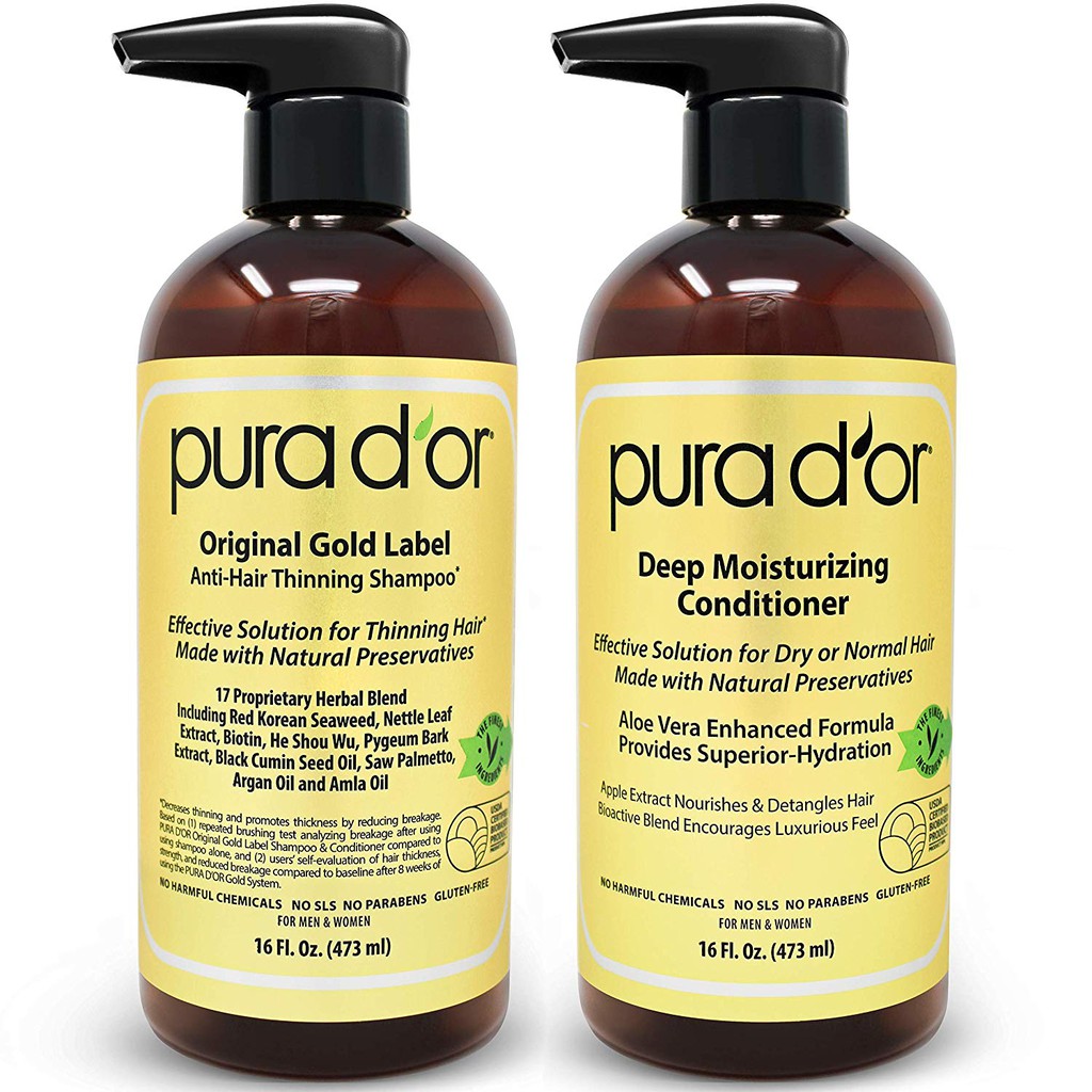 Pura D'or Advanced Therapy AntiHair Thinning Shampoo, 47 OFF