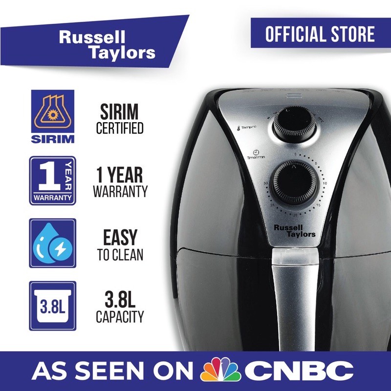 AIR FRYER RUSSELL TAYLORS 3.8L Shopee Malaysia