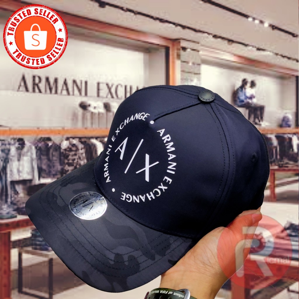 AX Armani Exchange Cap Topi Snapback Shopee Malaysia