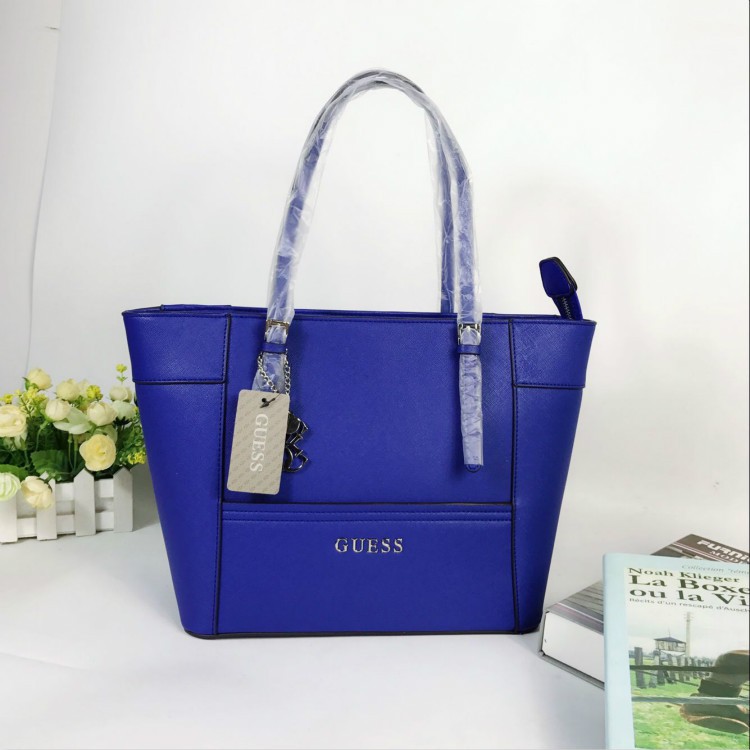 Blue guess online handbag