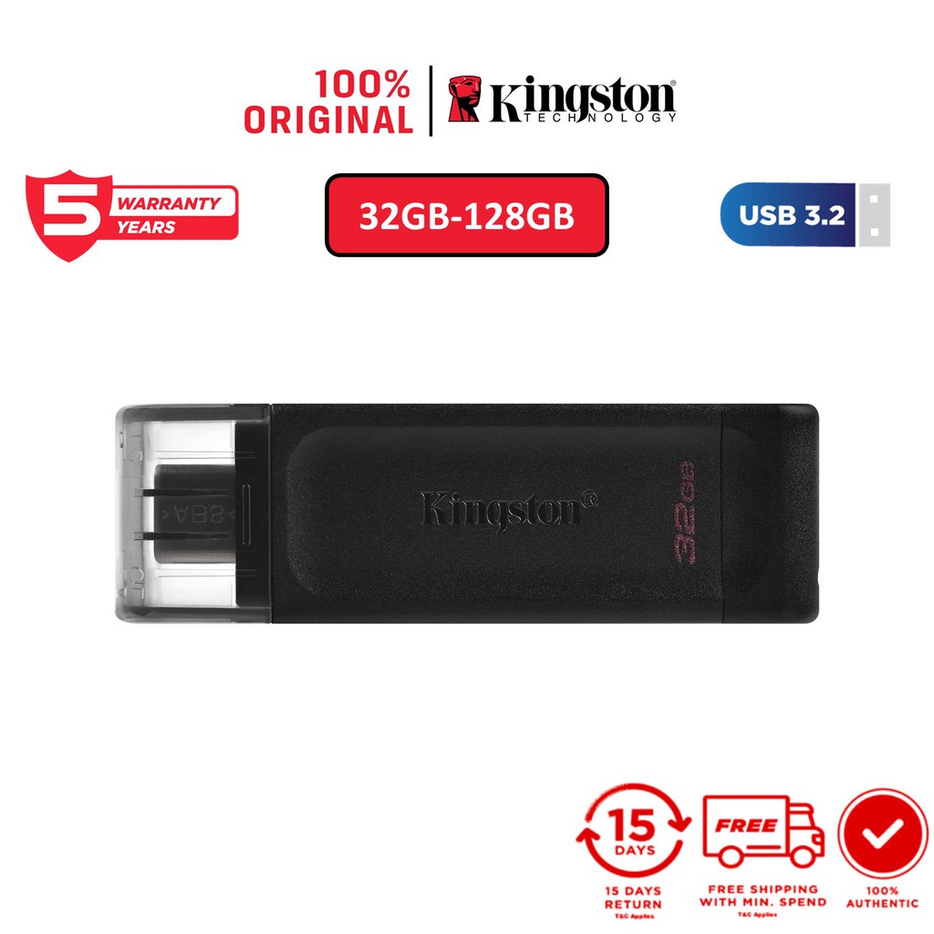 Pen Drive KINGSTON 32GB DT70 USB-C
