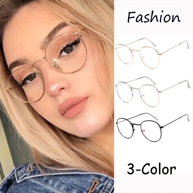 Clear gold frame outlet glasses