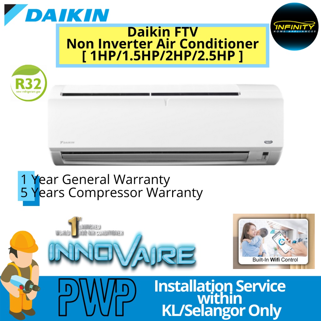 daikin 2 hp non inverter price