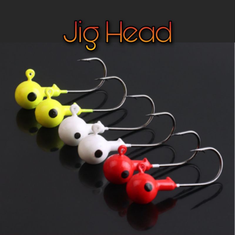 🔥Fish On! Jig head Soft Plastic Lure 3.5g 5g 7g 10g 14g Casting