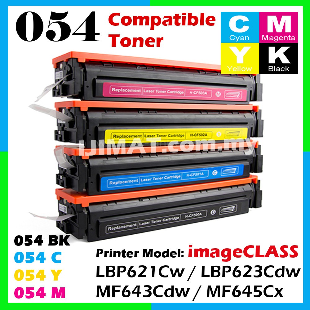 Compatible Toner CRG 054 Cartridge Canon LBP621cw LBP621 LBP623cdw LBP623 MF641cw MF643Cdw MF643 MF645Cx | Shopee Malaysia