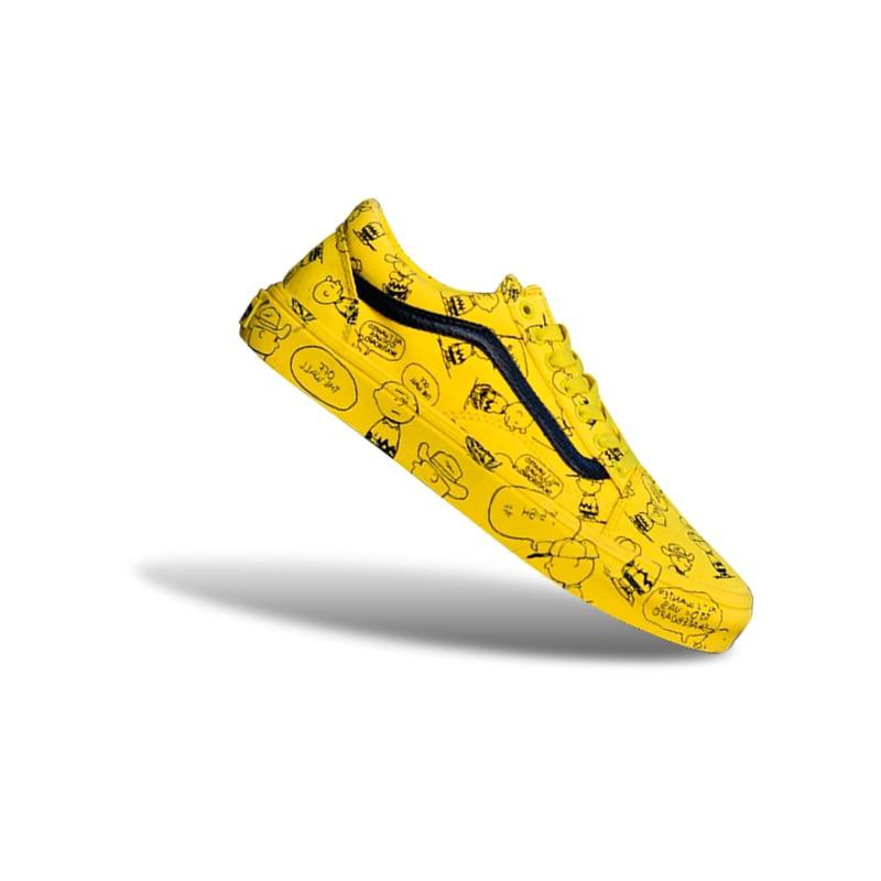 vans old skool snoopy yellow