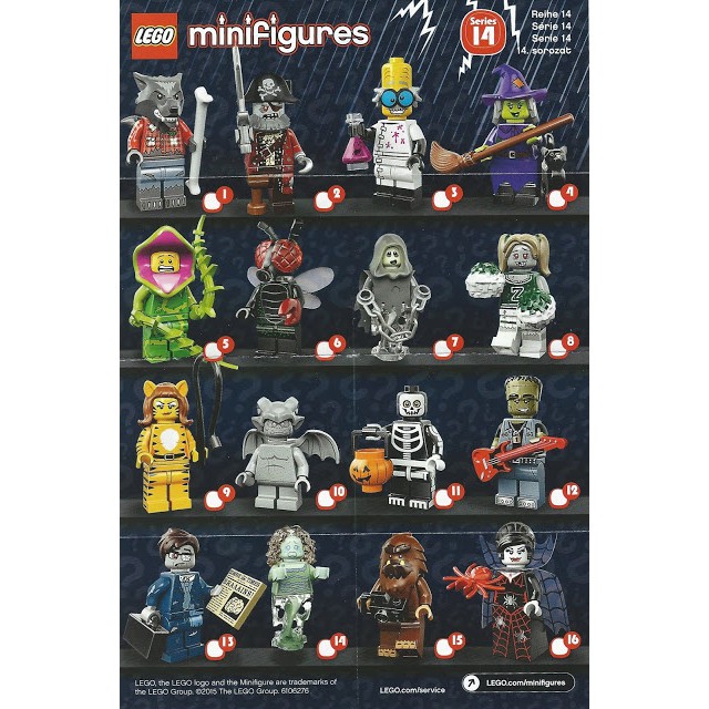 Lego minifigure monster store series