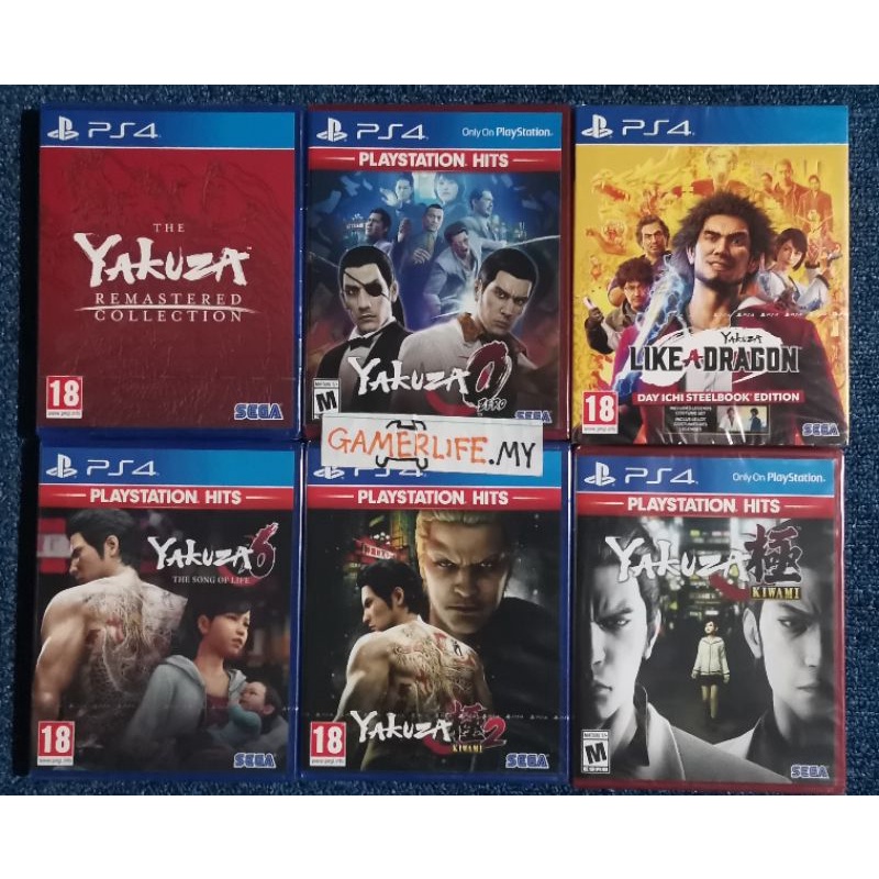 Yakuza best sale collection ps4