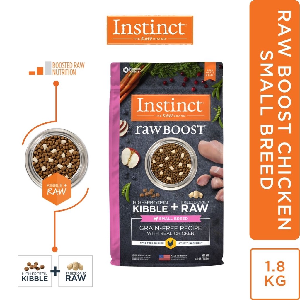 Nature's variety instinct raw boost hot sale small breed