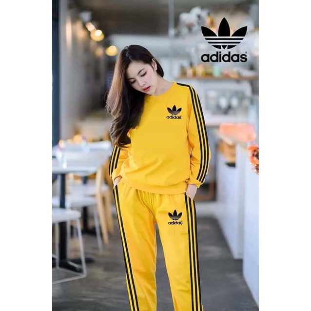 Yellow best sale adidas clothes