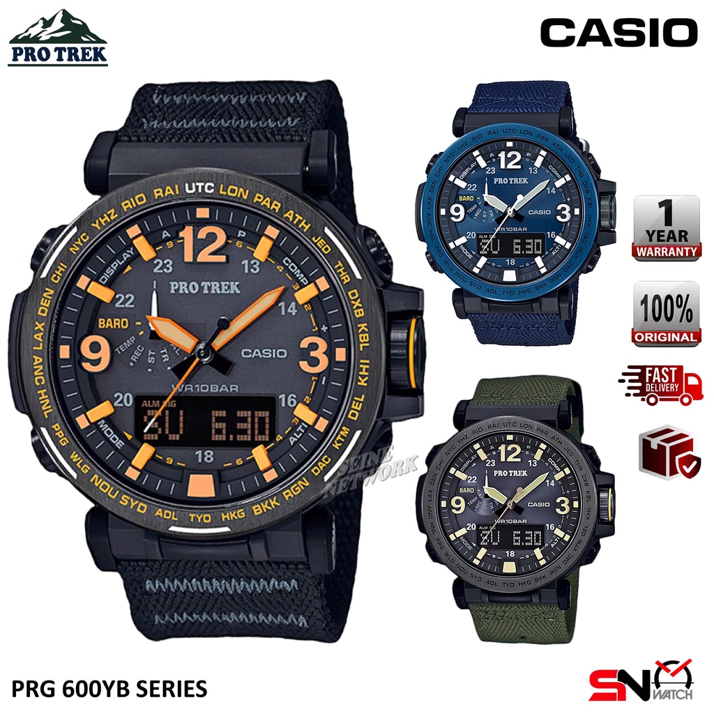 Casio pro trek discount prg600yb