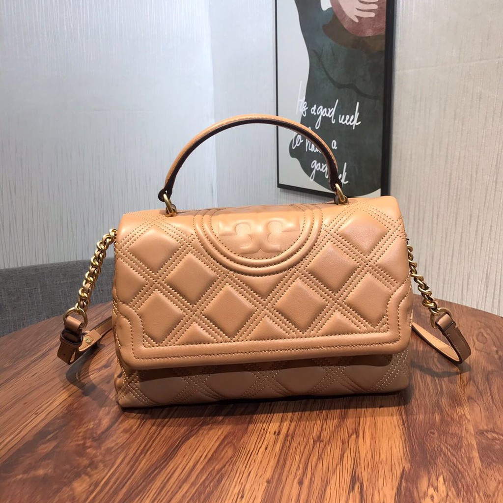 Tory burch fleming store soft top handle