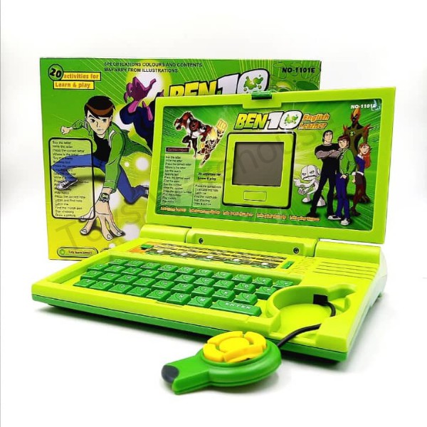 Ben 10 talking english learning laptop on sale toy