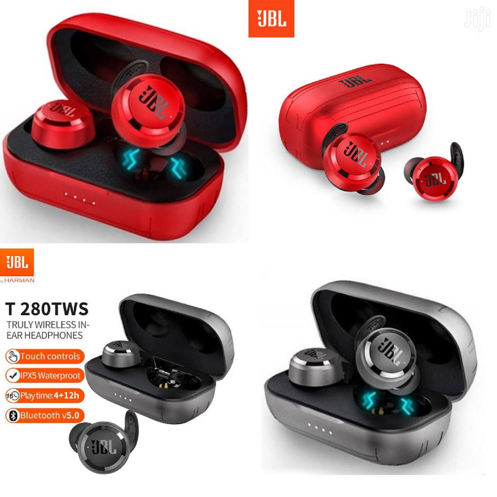 Jbl T280 Tws Bluetooth Wireless Earbuds  Jbl T280 Wireless Bluetooth  Headphones - Earphones & Headphones - Aliexpress