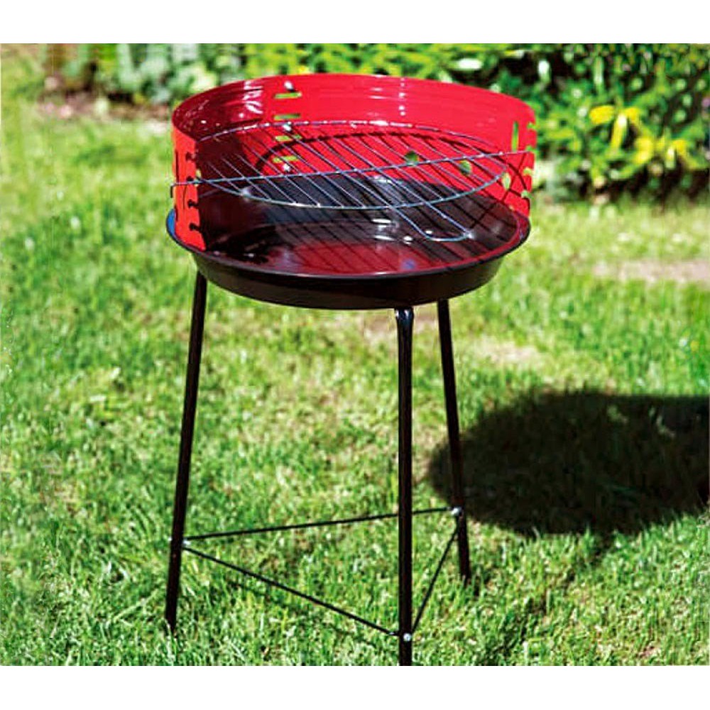 BBQ Grill Rack Charcoal Kit with Clip Oil Brush for Outdoor