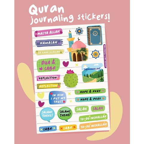 Islamic Journaling Sticker Sheet