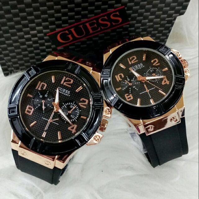 Guess watches couple hotsell