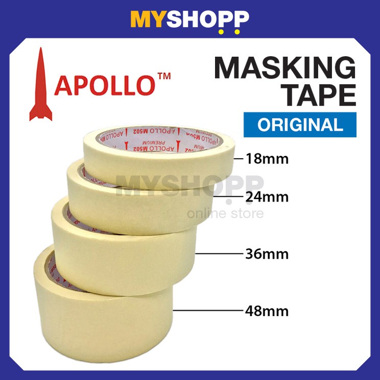 Apollo M500 Premium High Temperature Masking Tape 24MM / 36MM