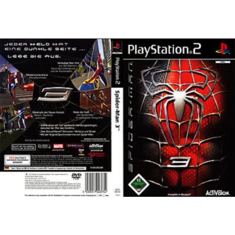 Spider man hot sale 3 ps2