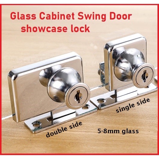 Showcase Furniture Glass, Cabinet Glass Door Locks