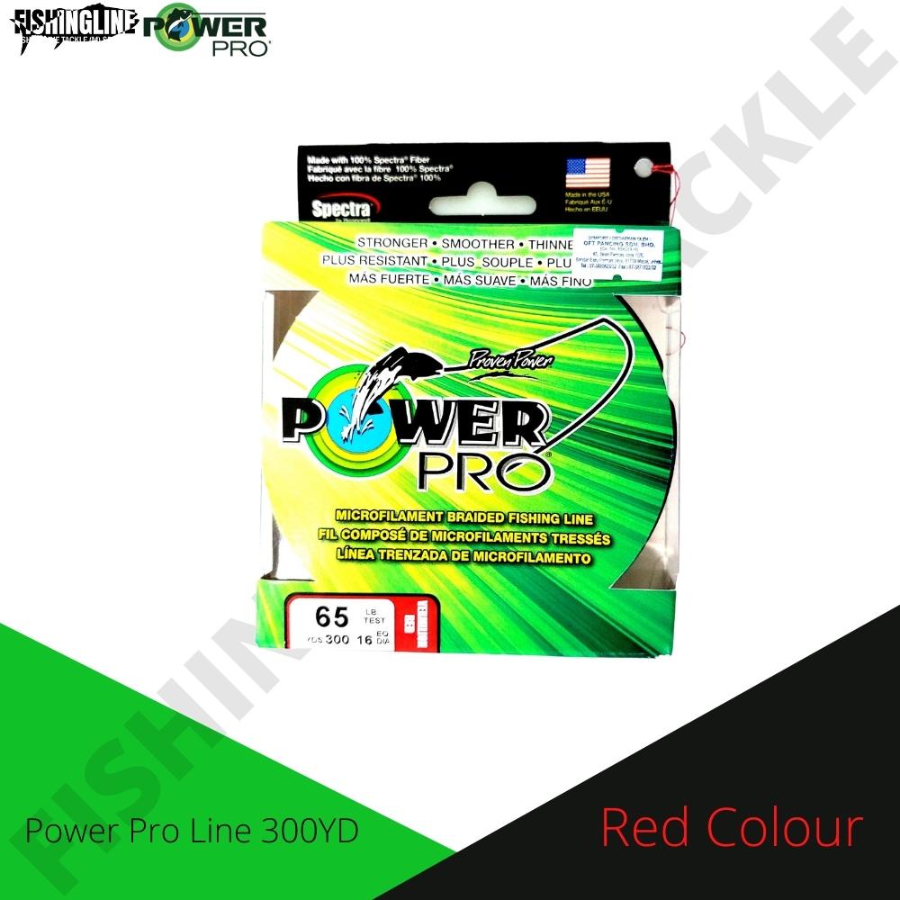 Power Pro Fishing Braided Line 300yd - Red