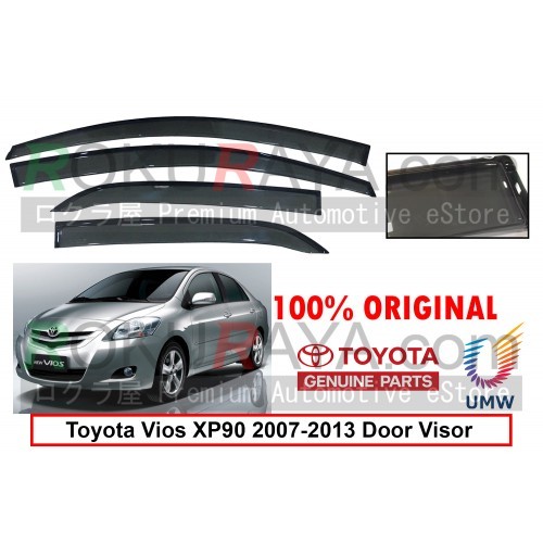 Toyota Vios Dugong NCP93 2nd Gen 2007 2013 Door Visor ORIGINAL