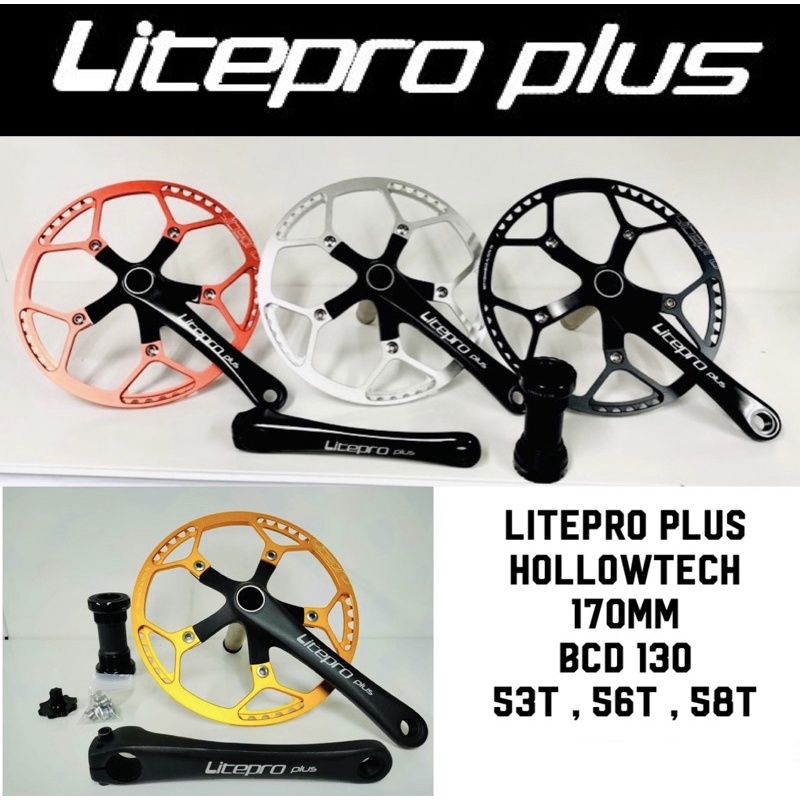 Litepro store hollowtech crankset