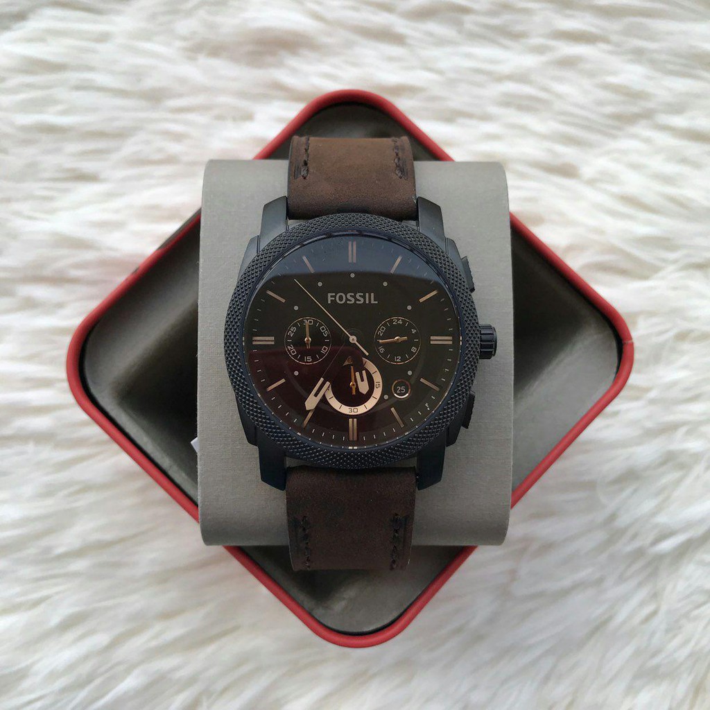 READY STOK Fossil Original FS4656 MACHINE MID SIZE CHRONOGRAPH