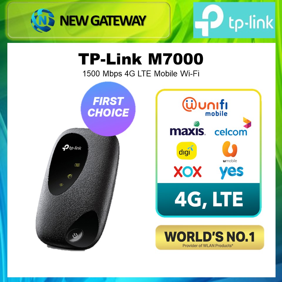 TP-Link 4G LTE Travel Mobile Mi-Fi Hotspot, Connection with Up to 10  Devices, Compatible with Most of the Network, With Long Lasting and  Rechargeable Battery, Easy Management with tpMiFi App (M7000)