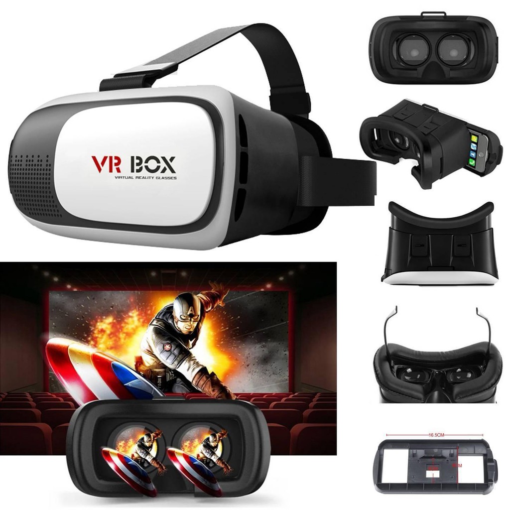 Ready Stock] Virtual Reality Glasses VR Box 3D Headset Gear For 4-6 inch  Mobile Hand Phone | Shopee Malaysia