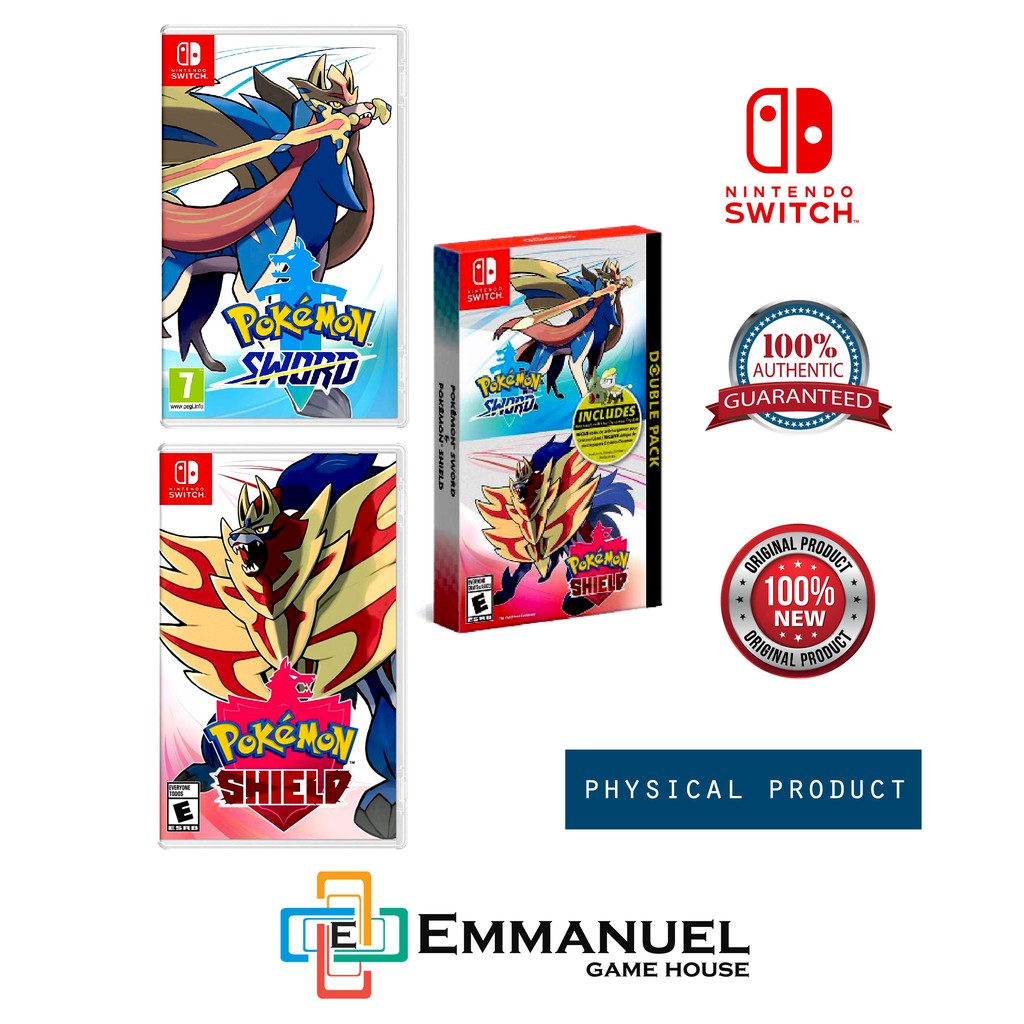 Pokemon sword and shield double best sale pack price