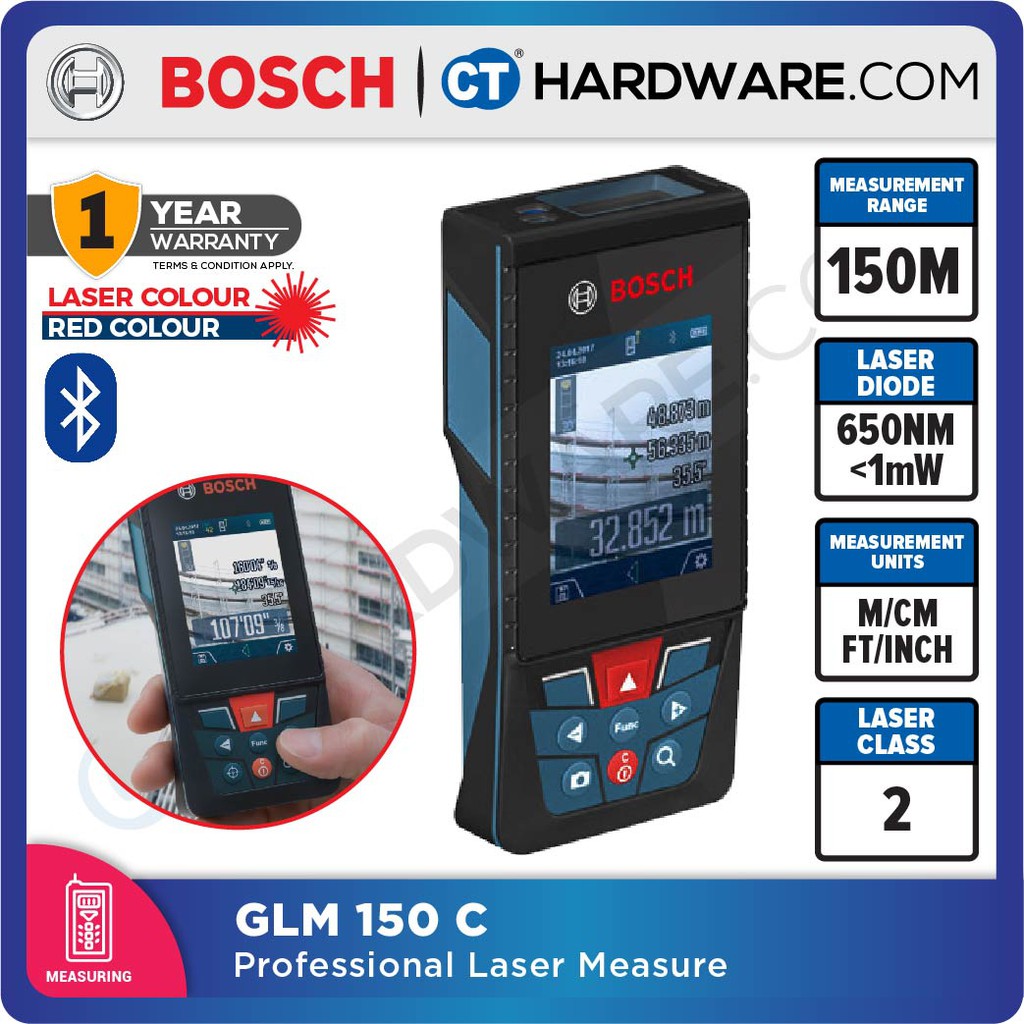 BOSCH GLM 150 C- Laser Range Finder