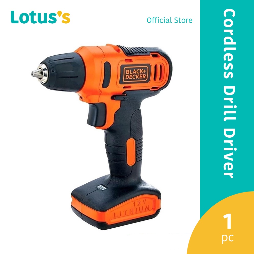 Black and best sale decker rechargeable drill