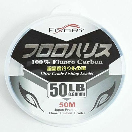 Fixory 100% fluorocarbon leader line.