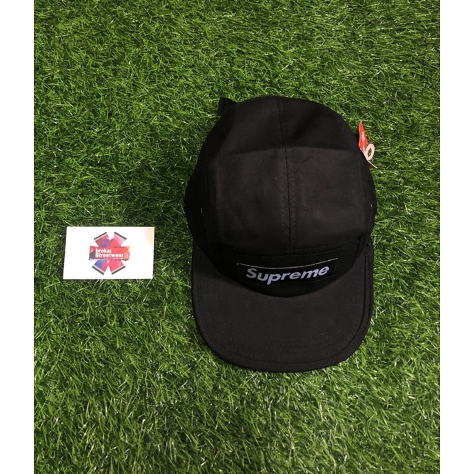 Black supreme hotsell 5 panel