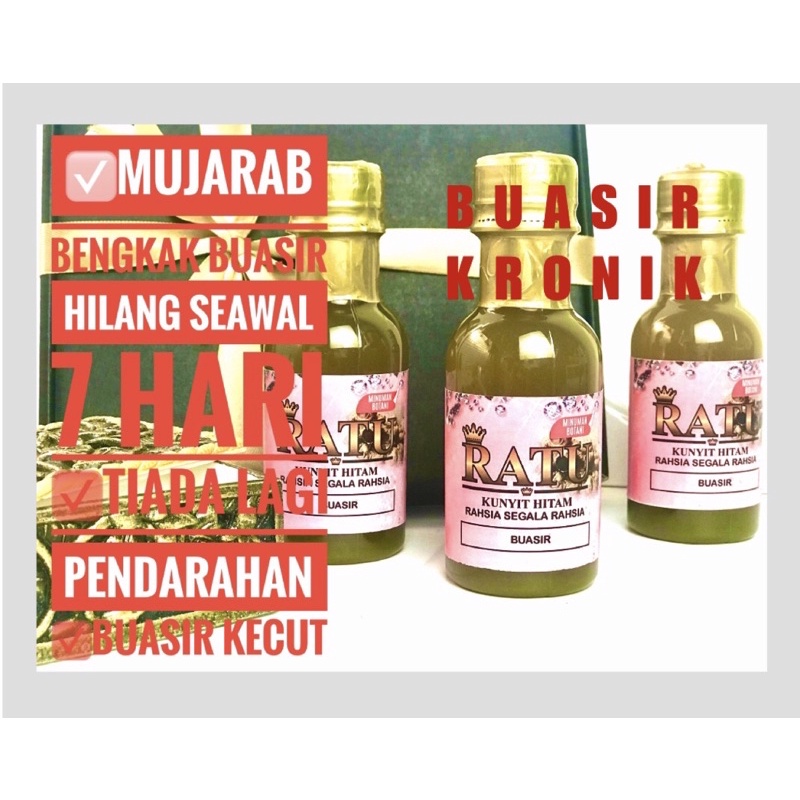 UBAT BUASIR KRONIK MERAWAT AKAR BUASIR BEST SELLER 100 TULEN