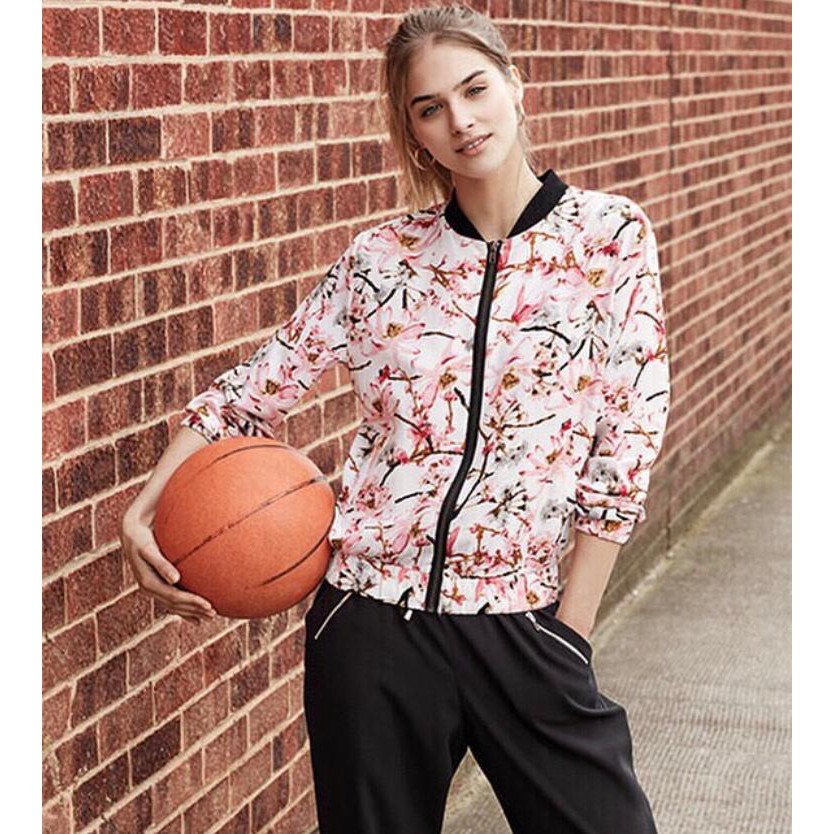 Floral bomber outlet jacket uk