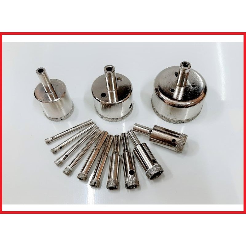 Mata Tebuk Kaca Mozek Jubin SIZE 5mm 40mm GROUP A Electroplated