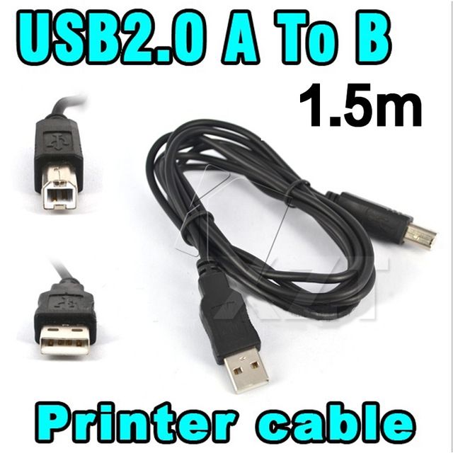 Connect Hp Printer Usb Cable, Usb 2.0 B Printer Cable