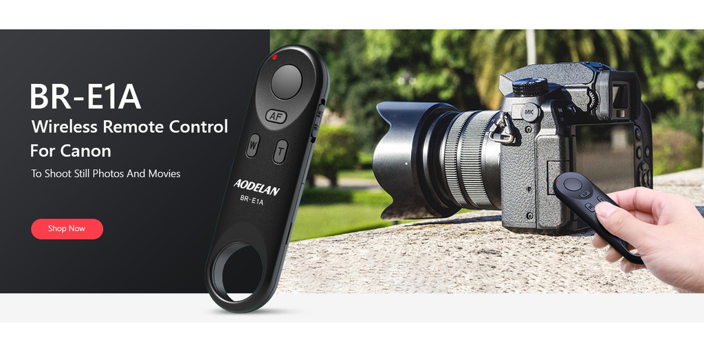 AODELAN Camera Wireless Shutter Release Timer Remote Control for Nikon Z6, Z7, D