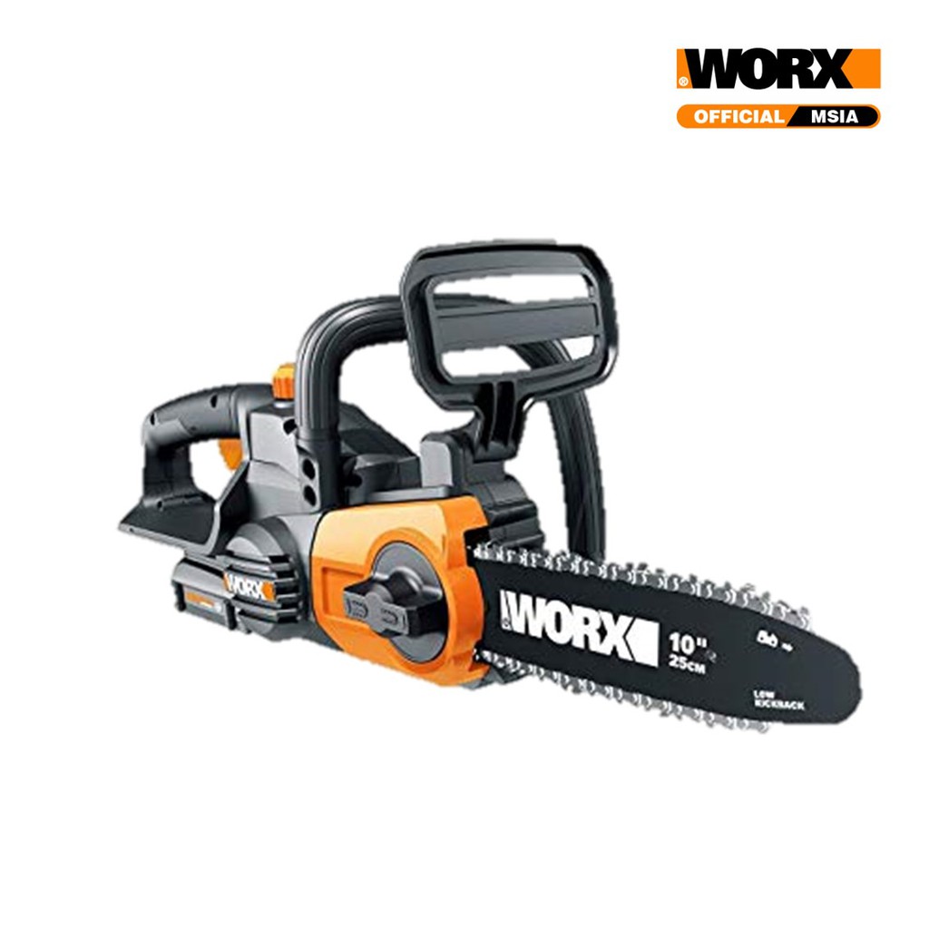 WORX WG322E 20V Chain Saw 25cm with Patented Auto Tension