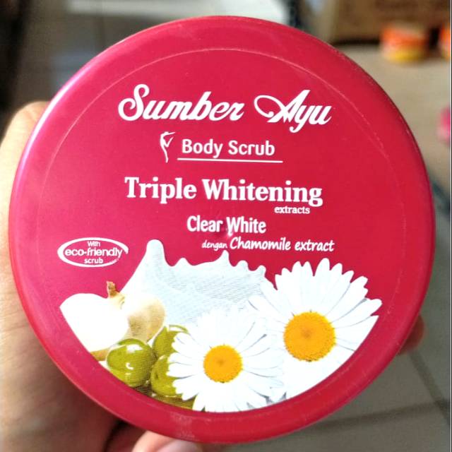 Whitening deals body scrub