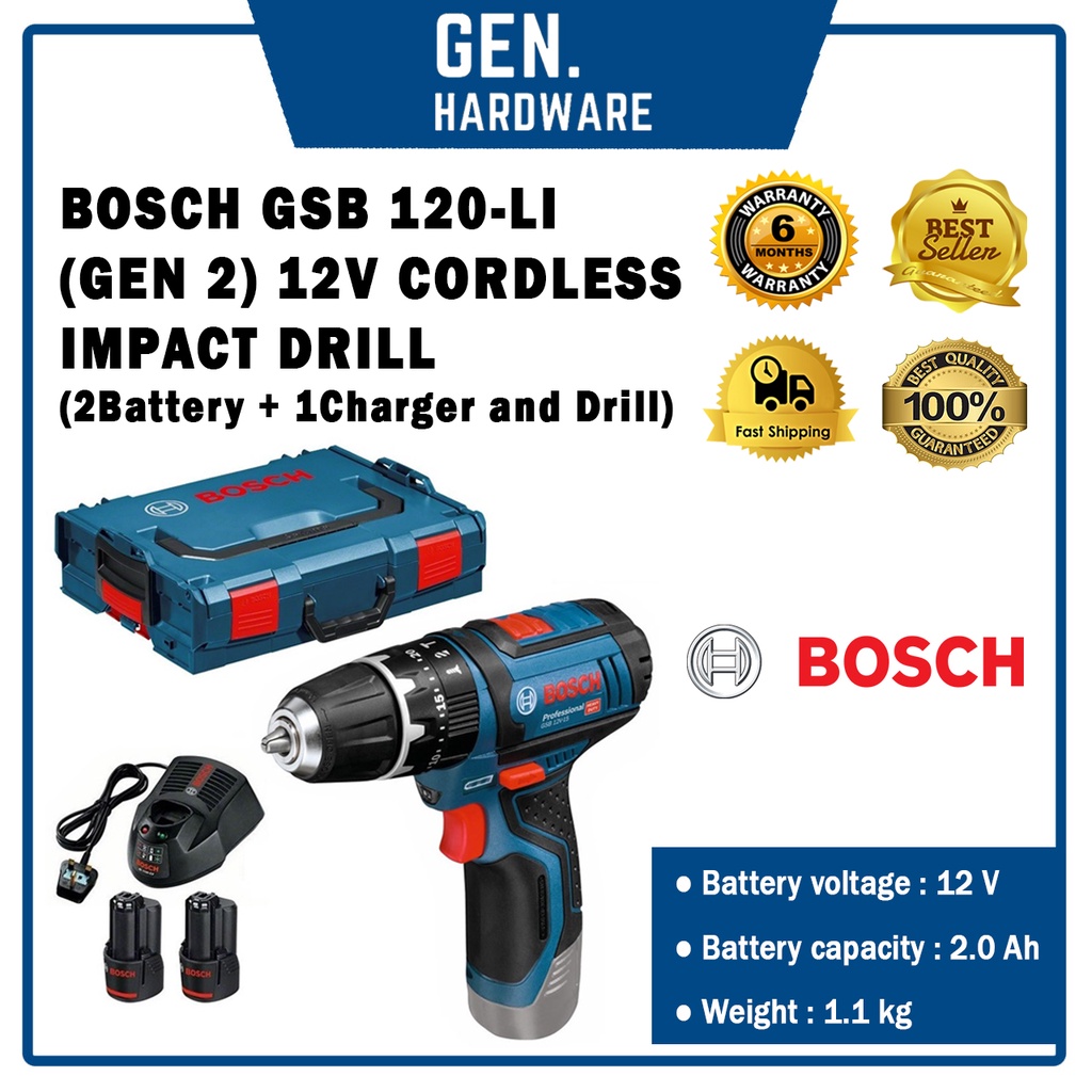 Bosch gsb 120 online li specs