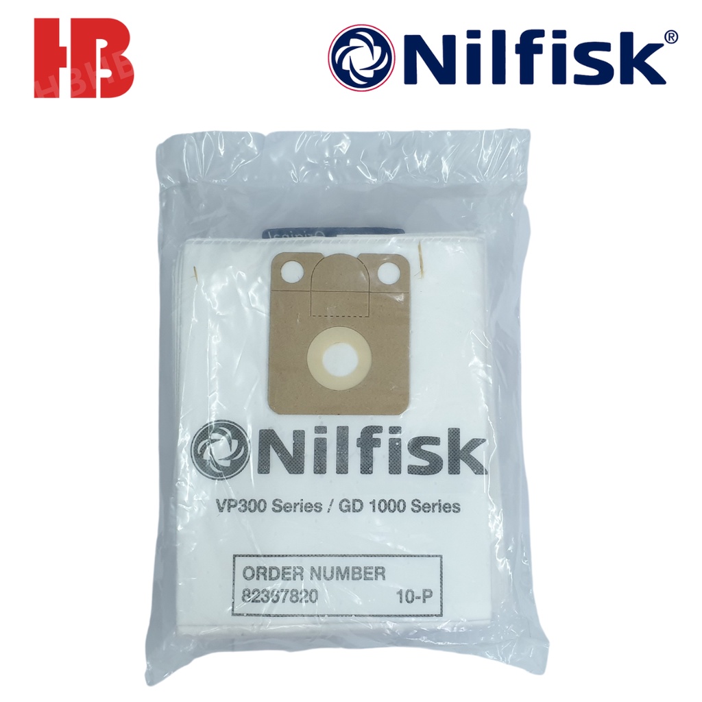 NILFISK Vacuum Dust Bag VP300 GD1000 Series 10 PCS 82367820