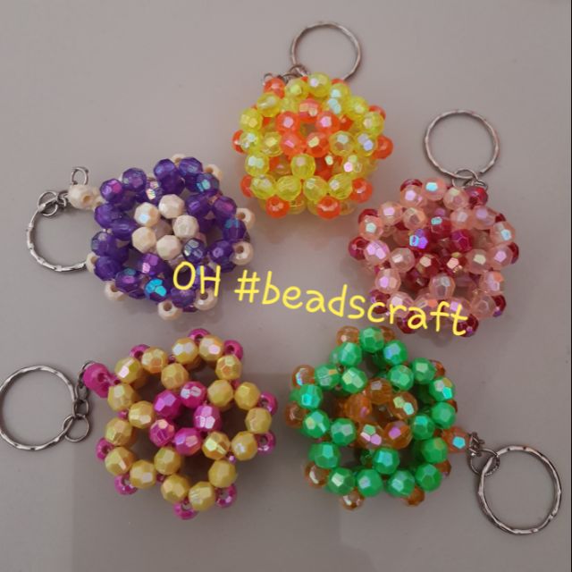 Beads on sale keychain design