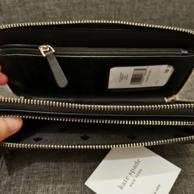 Kate spade large wristlet sales wallet