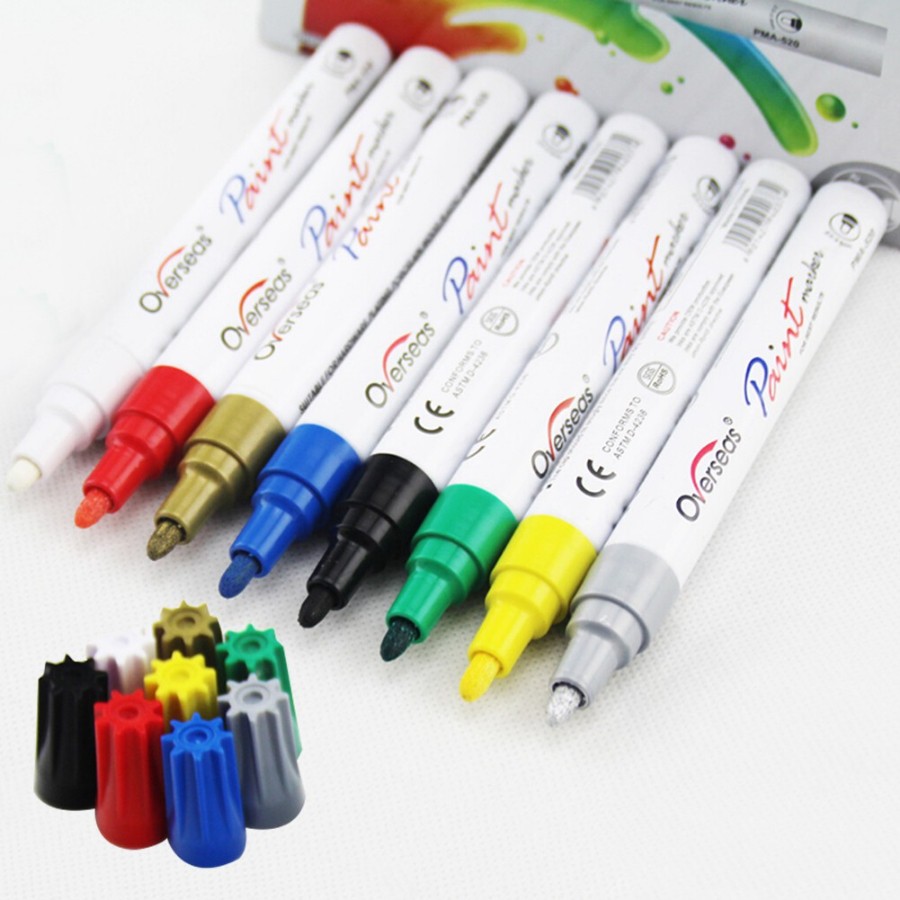 STA 2.0mm Premium Metallic Markers Pens (10 colors )