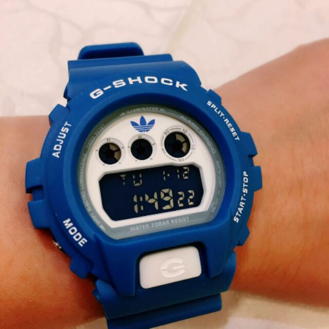 G shock adidas discount blue